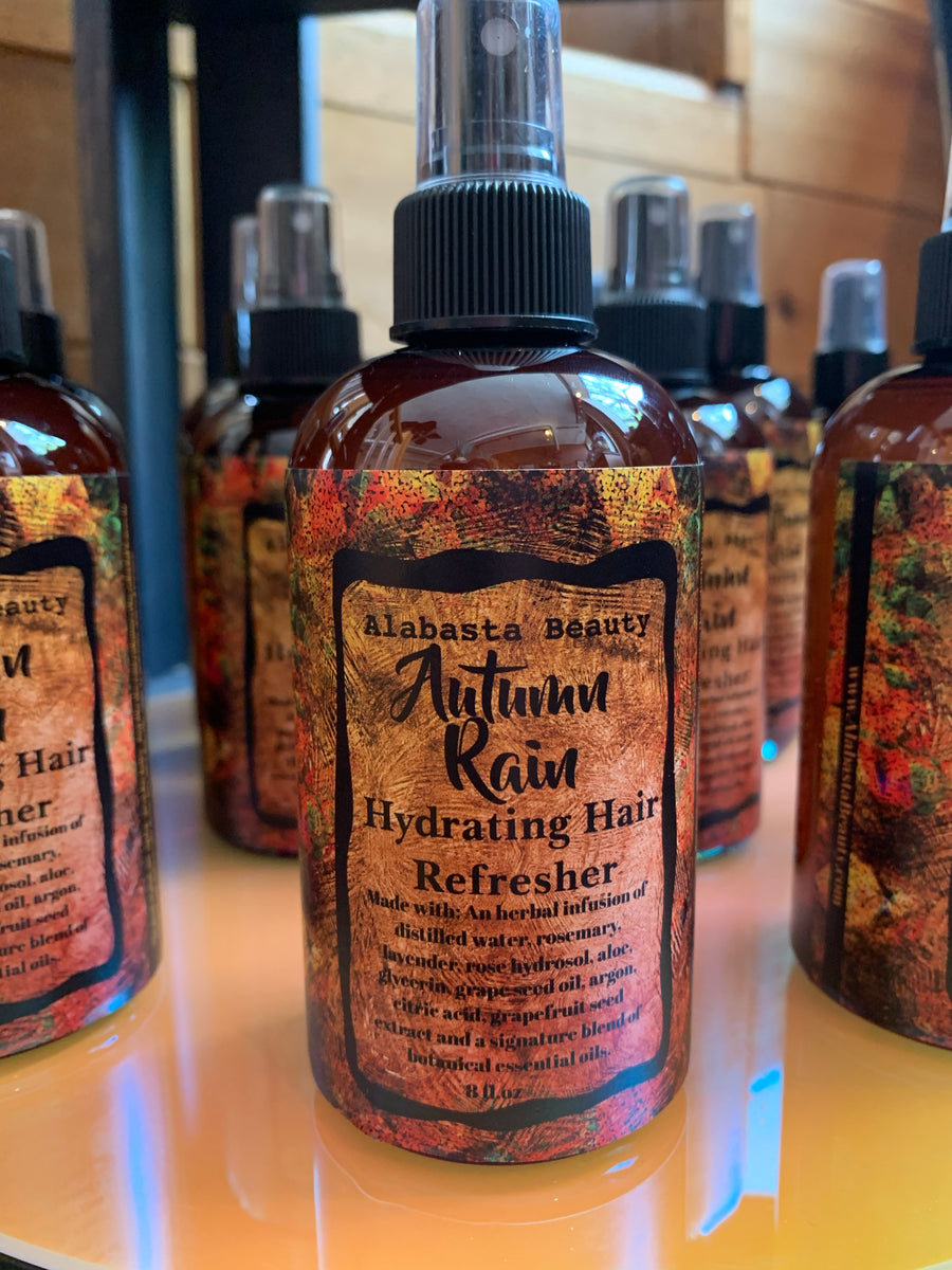 Autumn Rain Hair Refresher Spray – Alabasta Beauty ~ Wellness