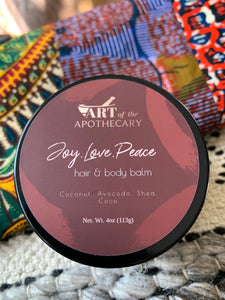 Joy.Joy. Love.Peace Hair & Body Balm