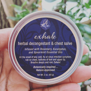 Exhale — Herbal Decongestant and Chest Salve