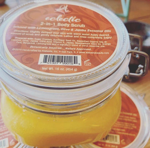 Eclectic 2-in-1 Body Scrub (Lemongrass, Lime and Bergamot)
