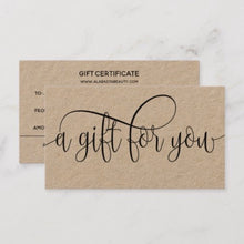 Load image into Gallery viewer, Gift Certificate